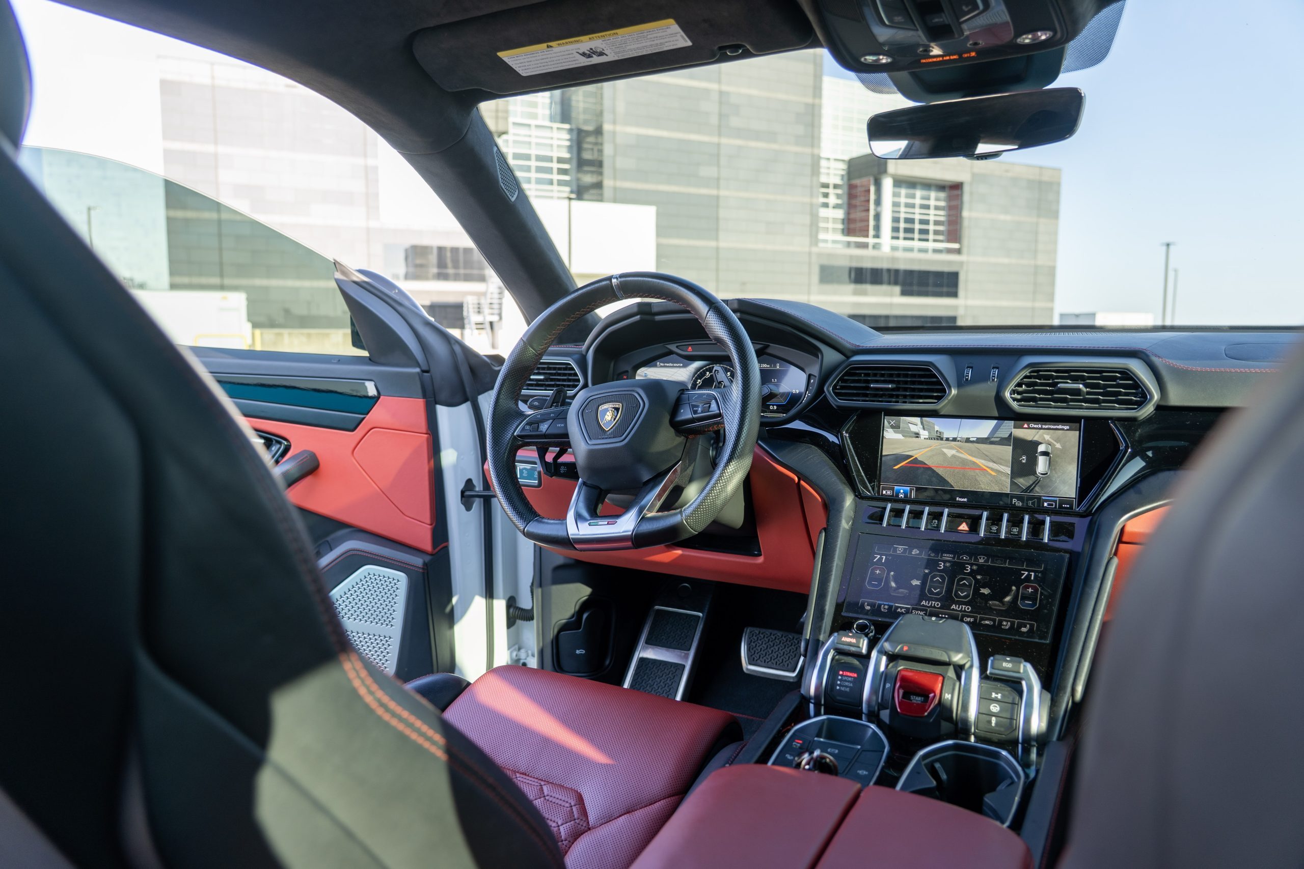 Lamborghini Urus center console Houston renta