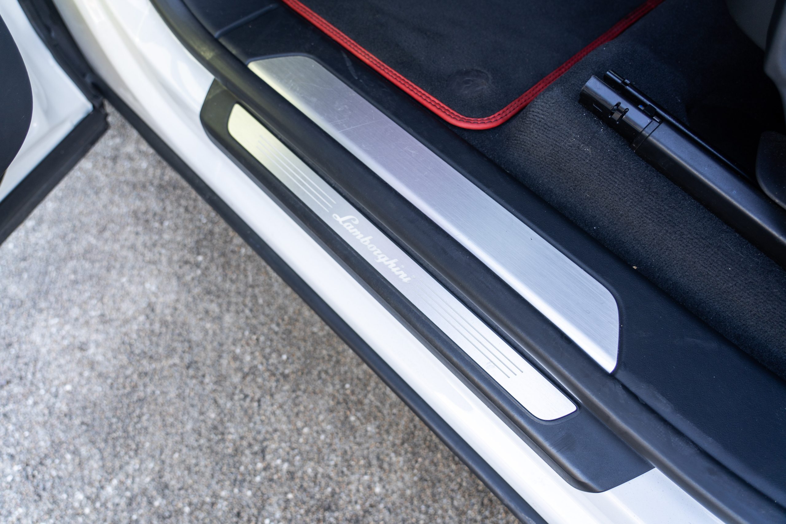 Lamborghini Urus interior detail Houston rental