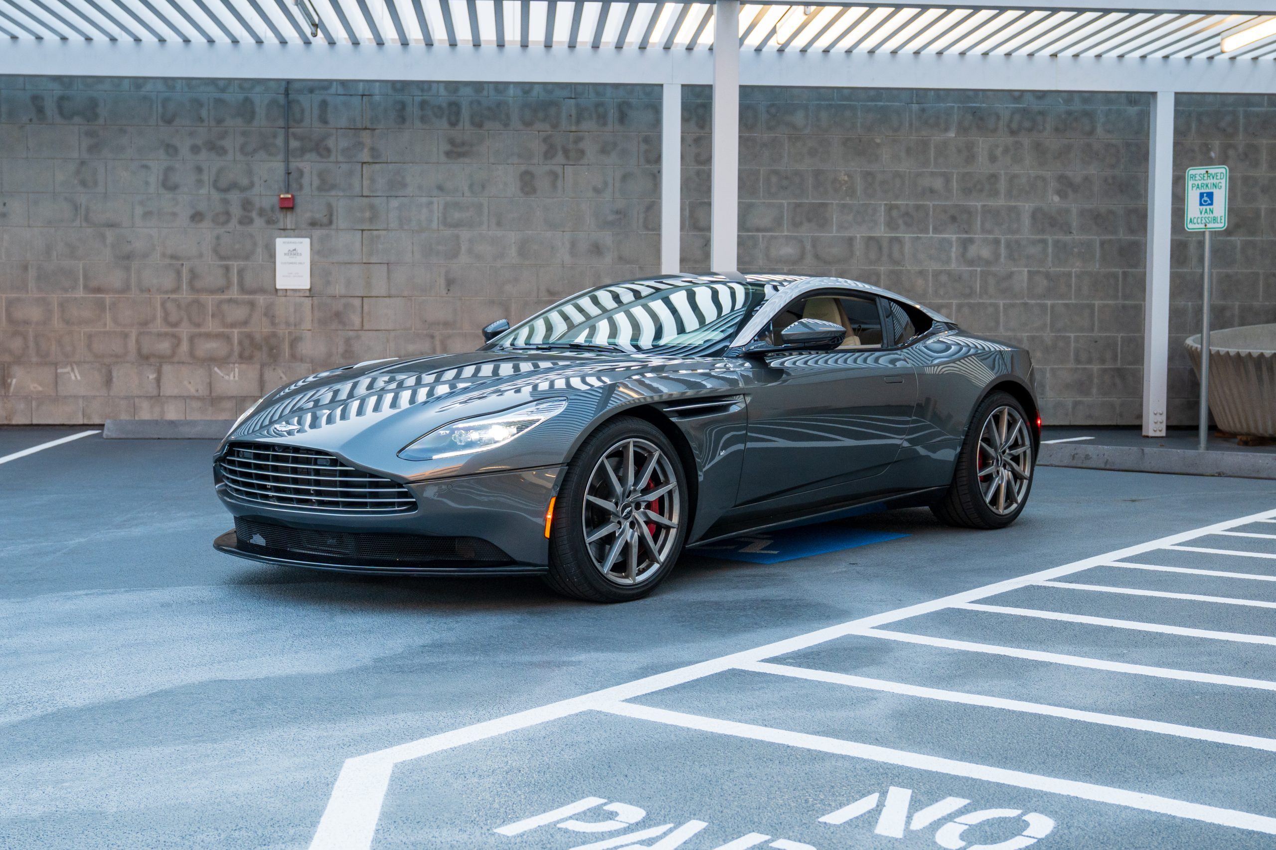 Aston Martin DB11 Rental in Houston Side View